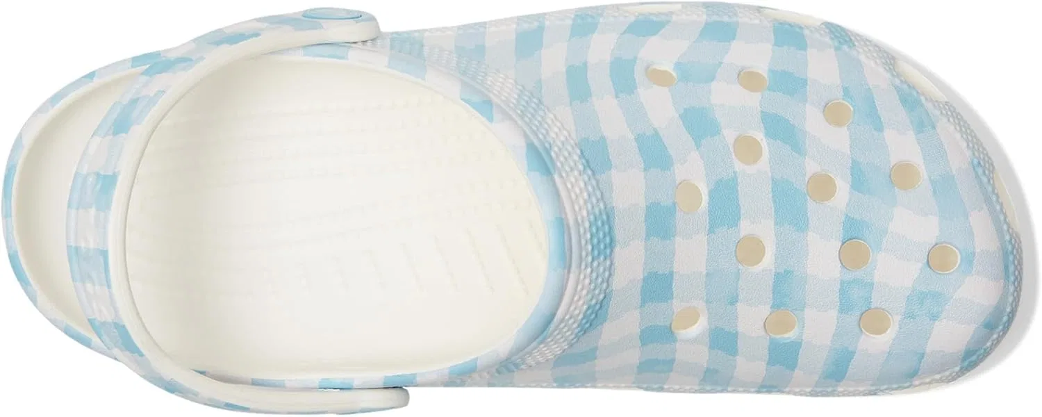 Кроксы Unisex Classic Clog - Seasonal GraphicHolzschuh Crocs, White Blue 1 — фото 2