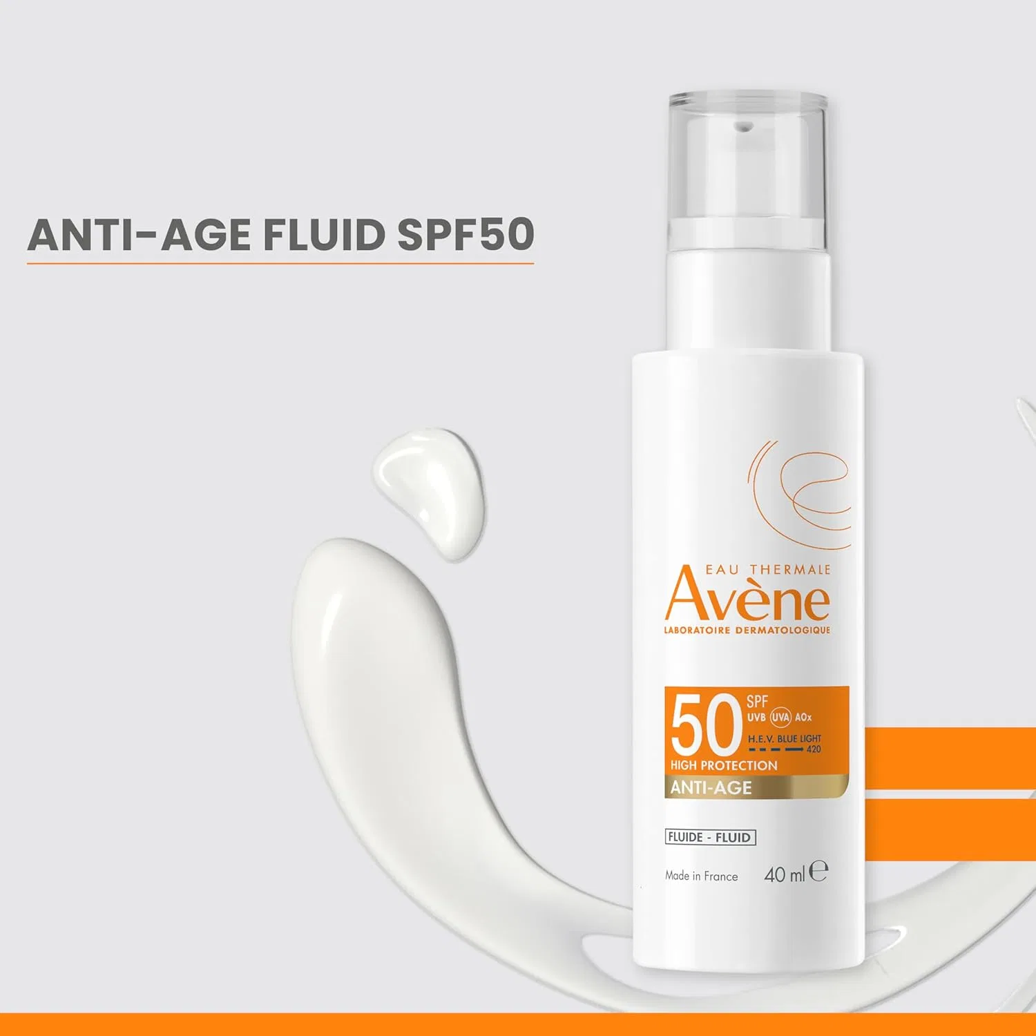 Солнцезащитный флюид для лица AVÈNE Anti-Age SPF 50+ Avene — фото 3