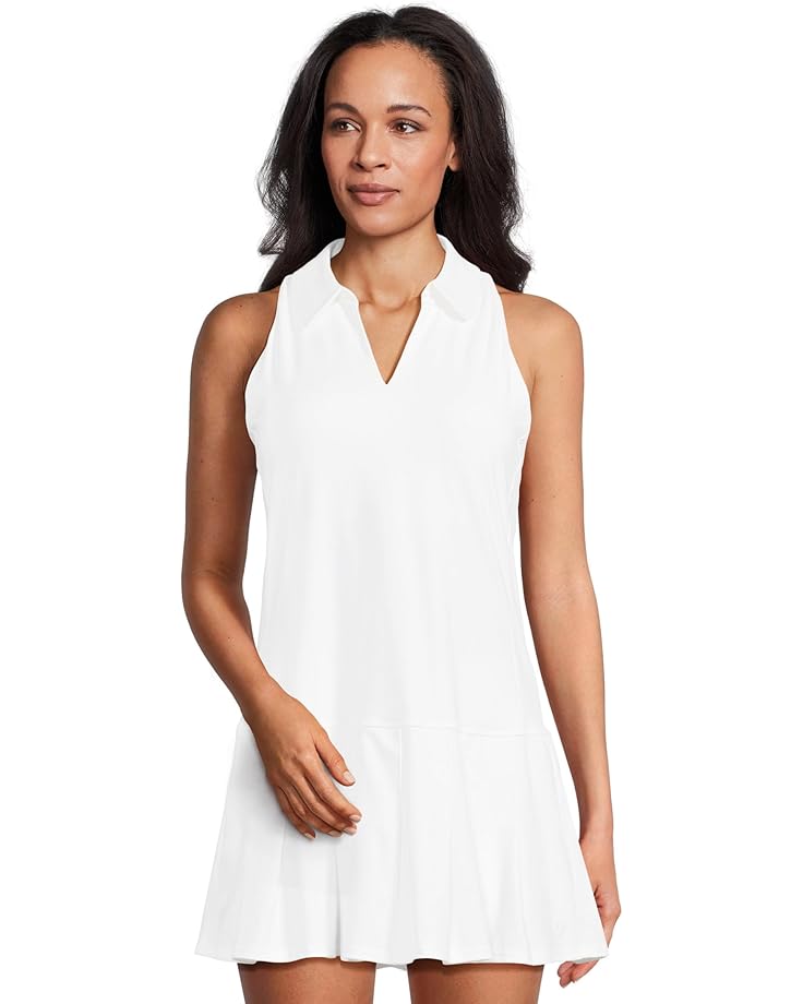 

Платье Lilly Pulitzer Dania Pleated Dress Upf 50, цвет Resort White