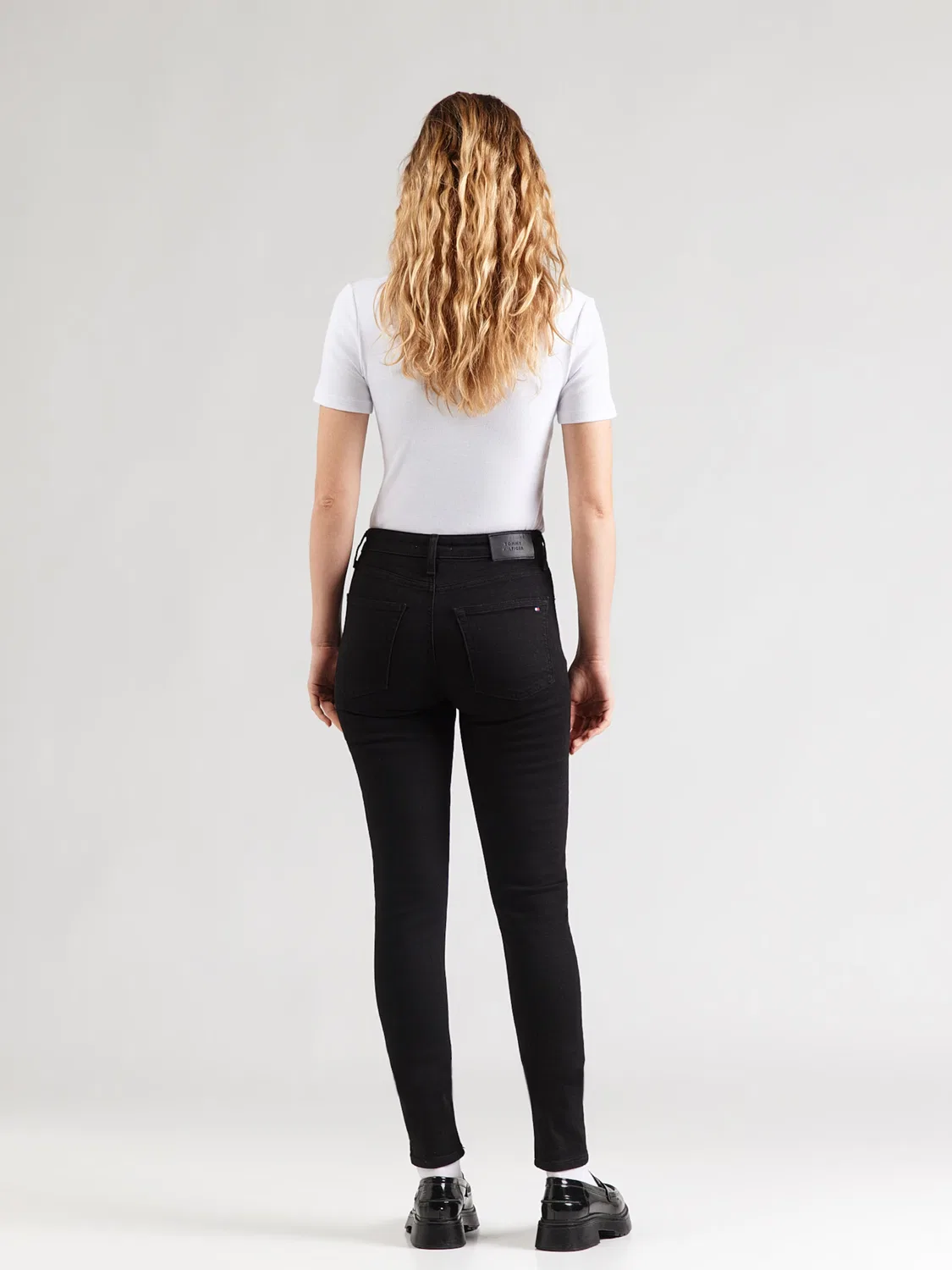 Узкие джинсы Tommy Hilfiger, Black Denim — фото 4