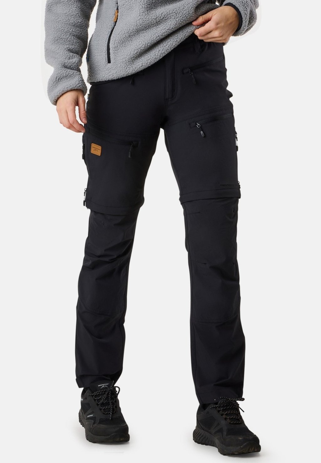 

Брюки для активного отдыха LOFOTEN STRETCH ZIP-OFF Swedemount, черный
