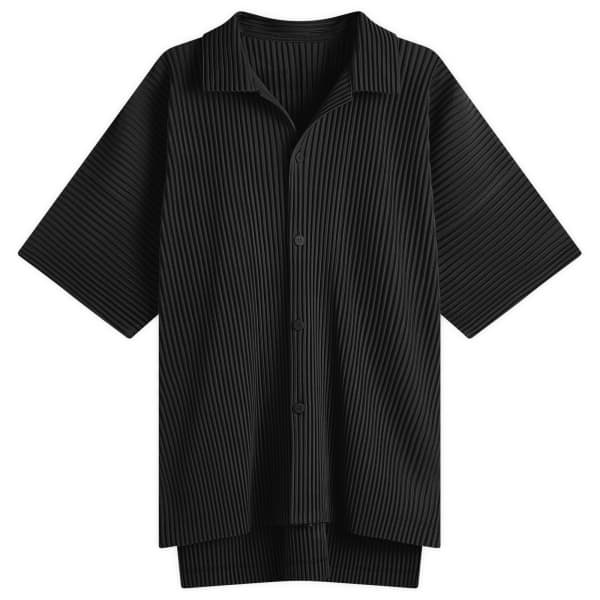 

Плиссированная рубашка для отпуска Homme Plissé Issey Miyake, черный