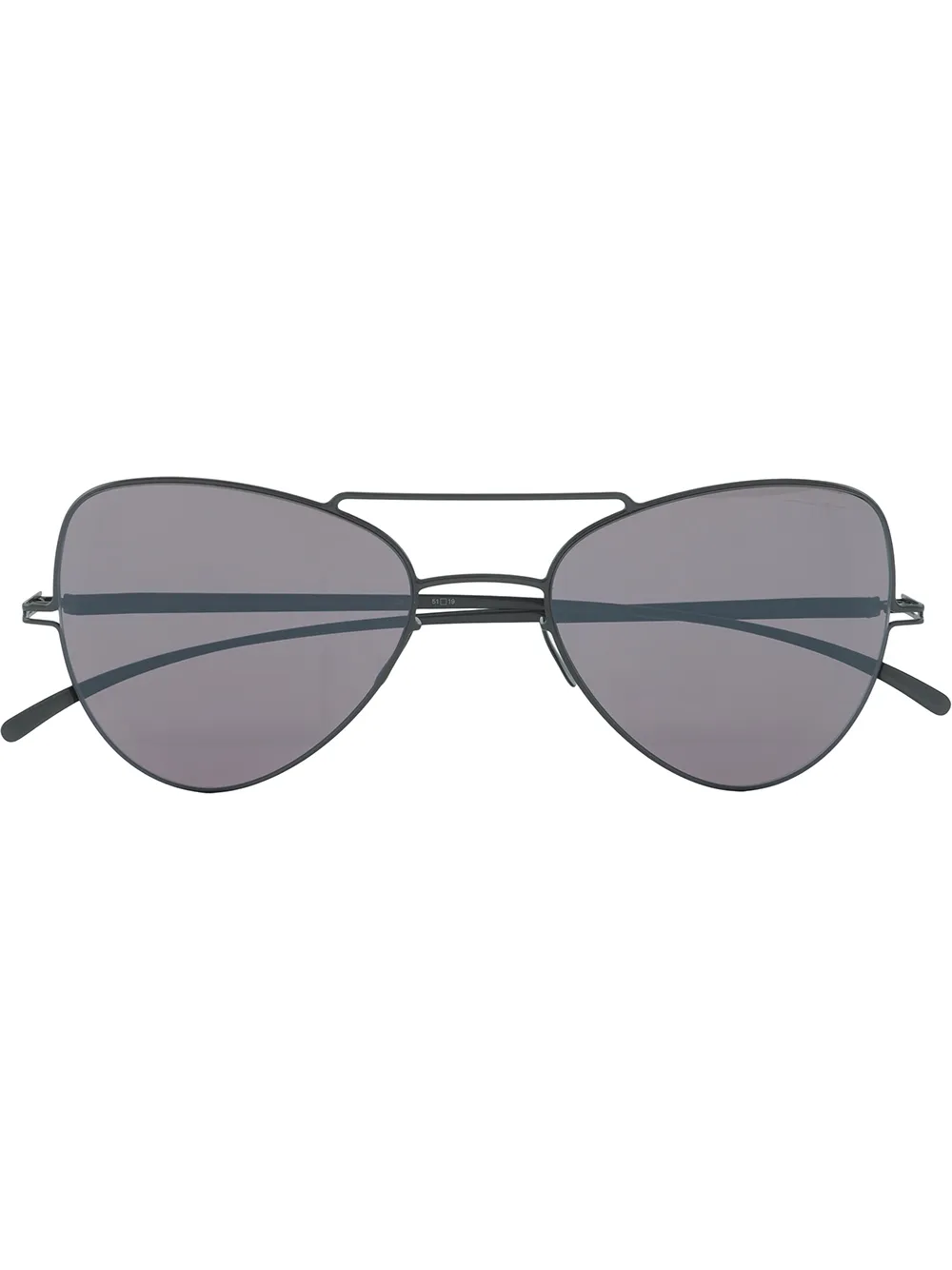 

Солнцезащитные очки-пилоты из коллаборации с Maison Margiela Mykita, черный