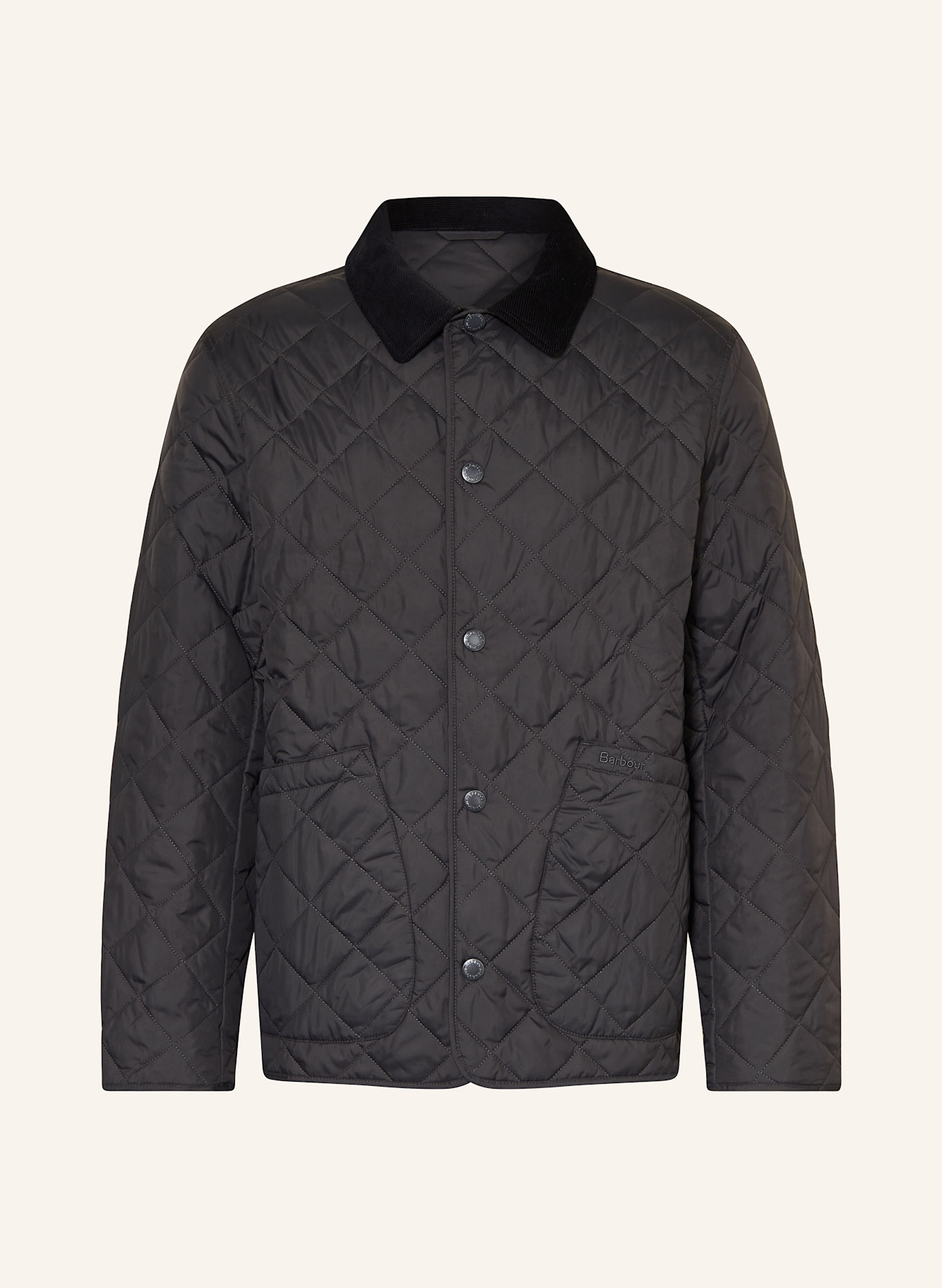

Стеганая куртка Lindfield Barbour, черный