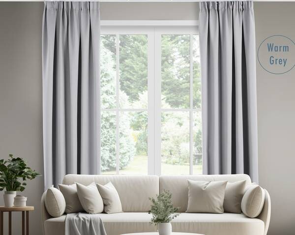 

Штора Lifa Living 250x150 cm, 150x250x250 см цвет warmes grau