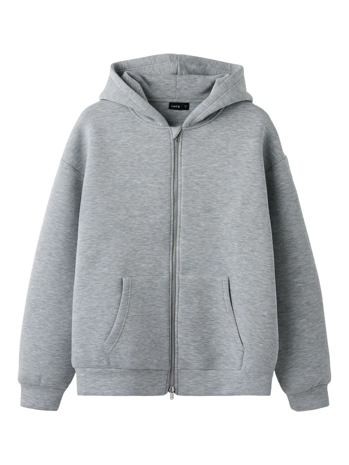 Худи на молнии, Light Grey Melange, Name it