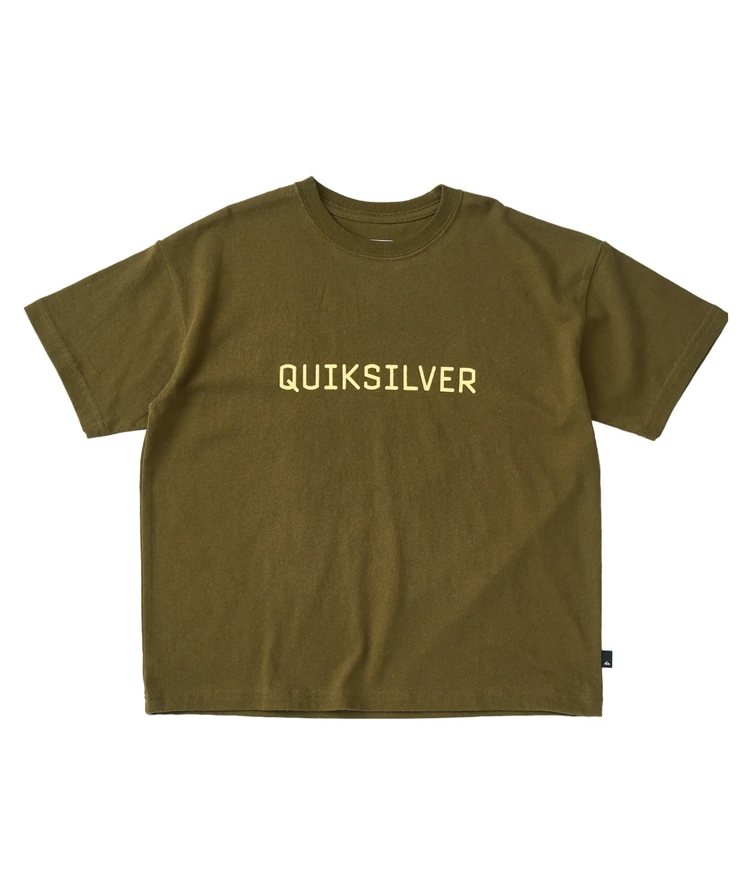 Детская футболка Quiksilver с логотипом, зелёная