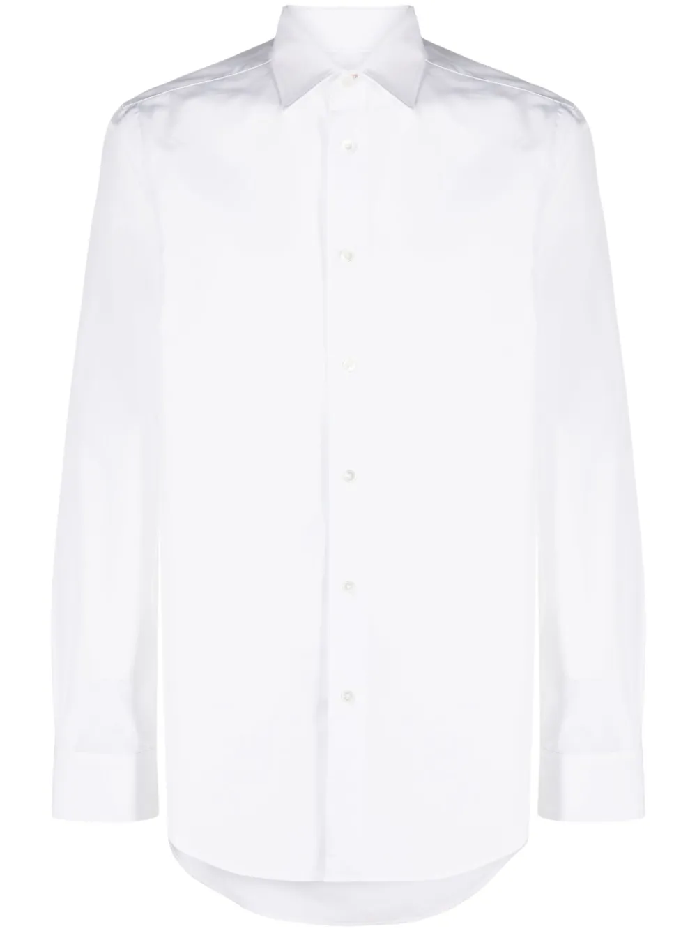 

Рубашка с узором Signature Stripe Paul Smith, белый