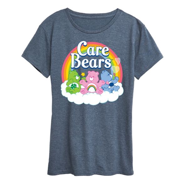 

Женская футболка с логотипом группы Care Bears Licensed Character, синий