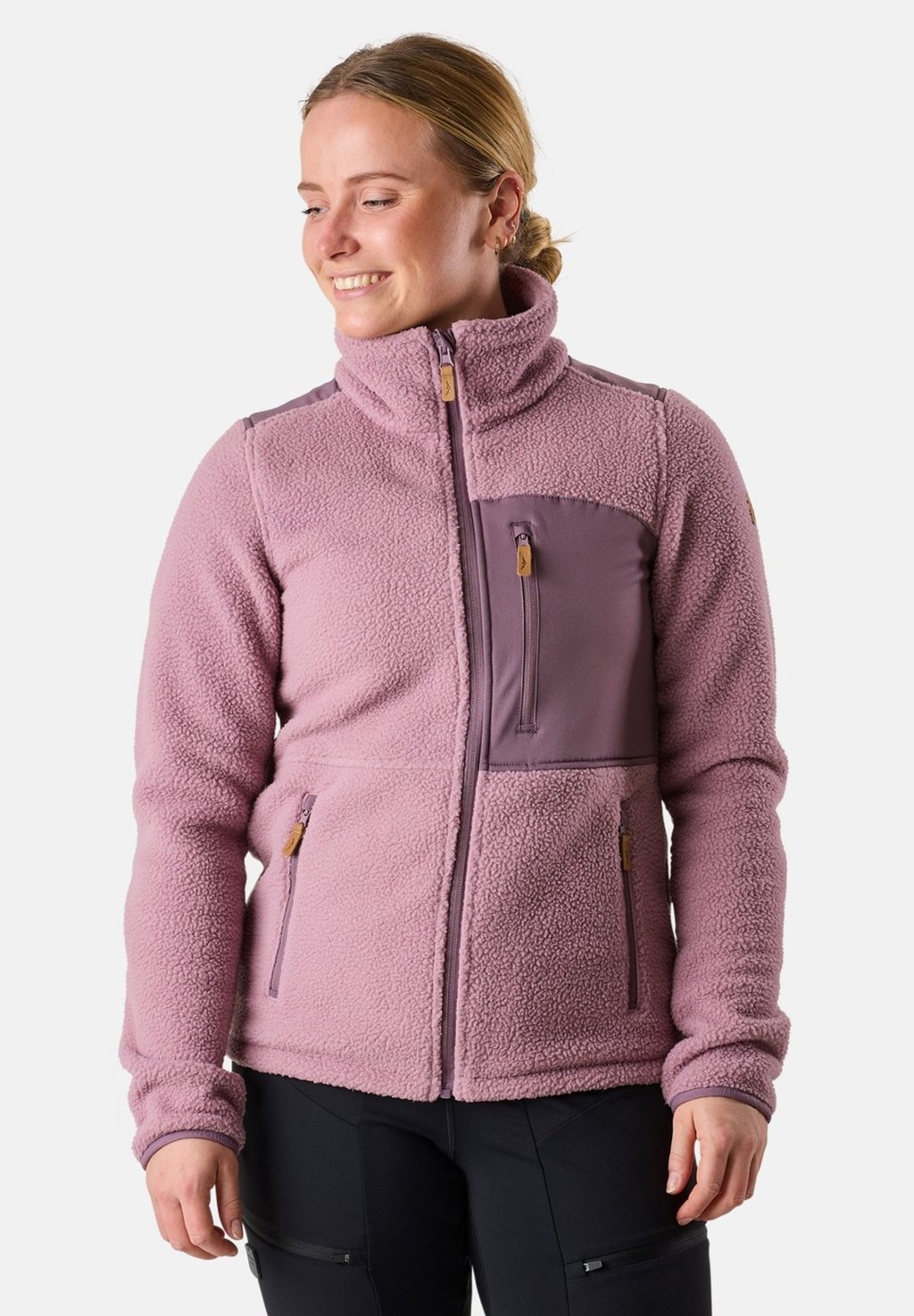 

Флисовая куртка NORDKAP PILE Swedemount, цвет Pale Mauve Dk Mauve