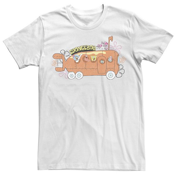 

Футболка Big & Tall Spongebob Squarepants Bikini Bottom Bus Licensed Character