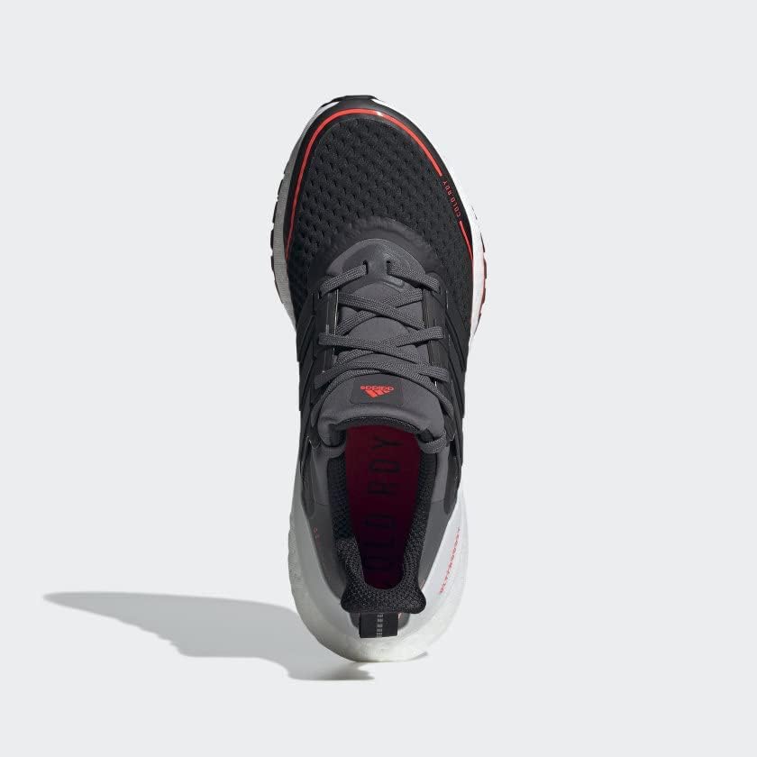 Мужские кроссовки Adidas Ultraboost 21, черный/красный/серый — фото 3