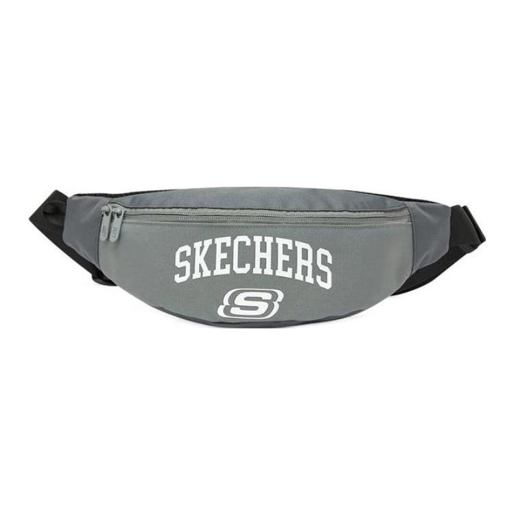 

Сумка на пояс унисекс серая Skechers