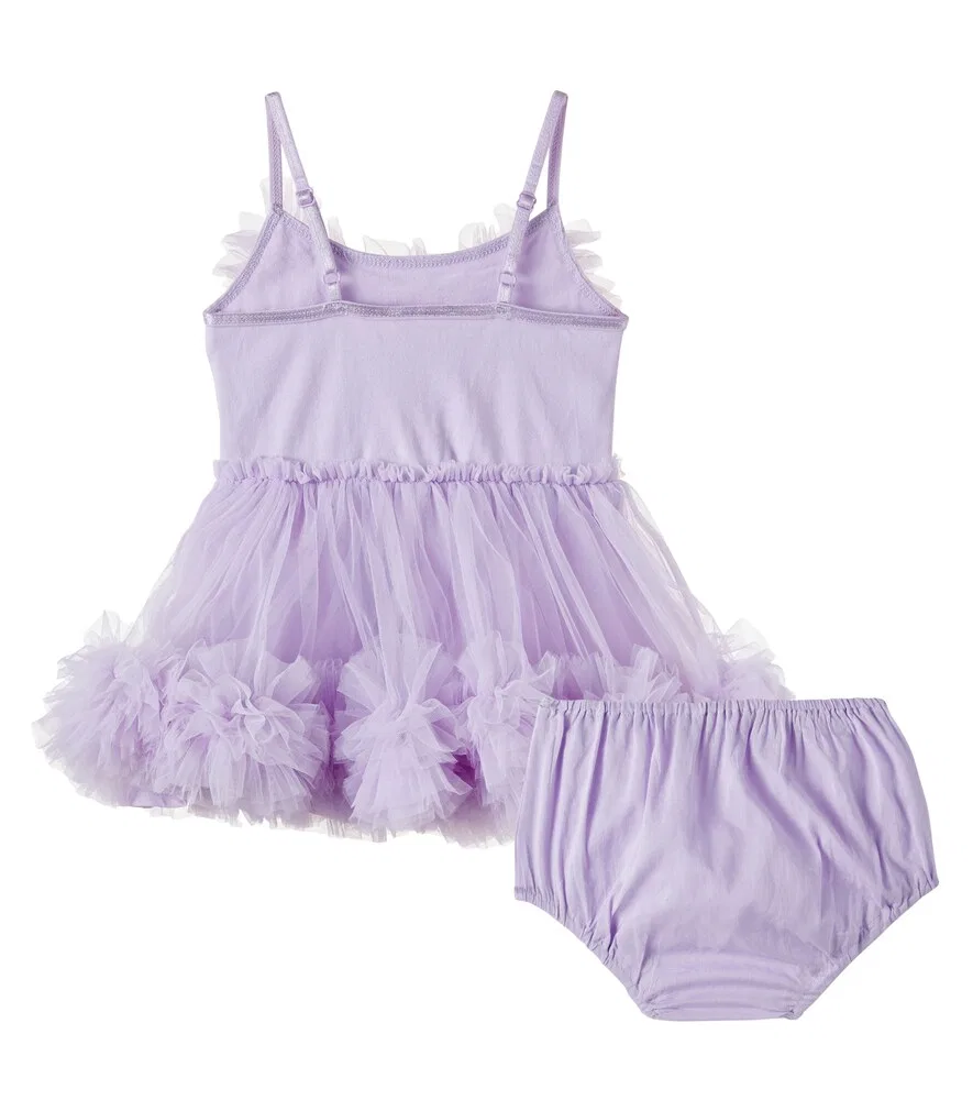 Комплект Baby Celestial Shine: платье и трусики Tutu Du Monde, фиолетовый — фото 3