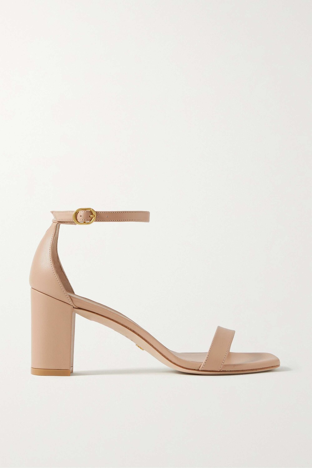STUART WEITZMAN кожаные сандалии NudistCurve, розовый — фото 4