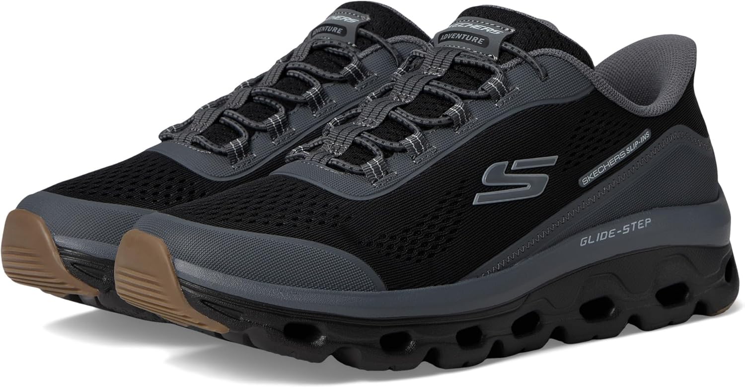 

Мужские кроссовки Skechers Glide-Step Pro без шнурков, черный/угольный