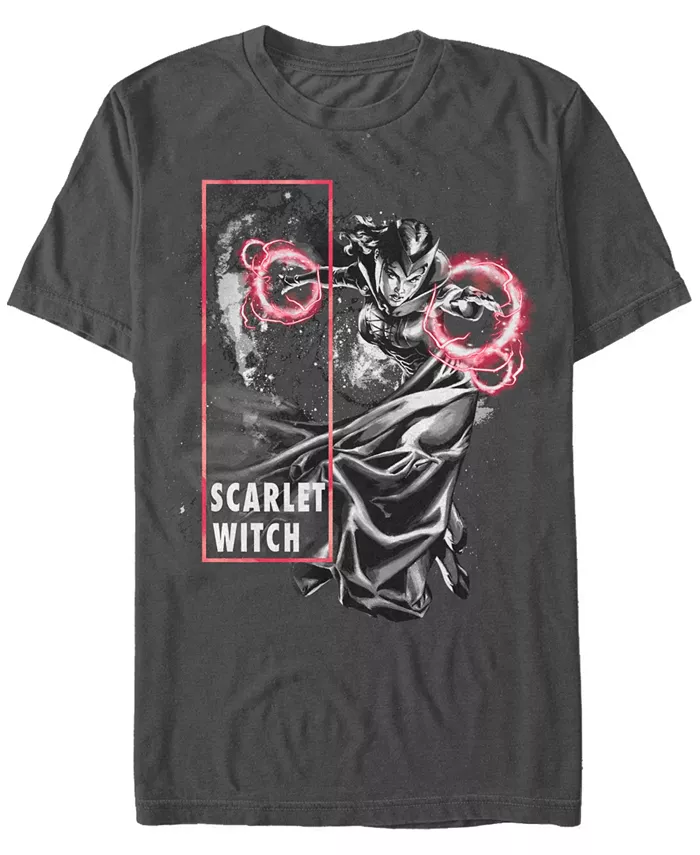

Футболка с коротким рукавом Marvel Men's Comic Collection The Scarlet Witch Blast Fifth Sun, серый