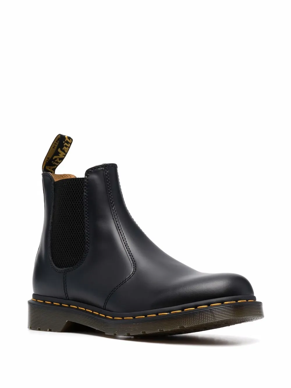 Мужские ботинки челси Dr. Martens 2976 из гладкой кожи с петлей, черный — фото 2