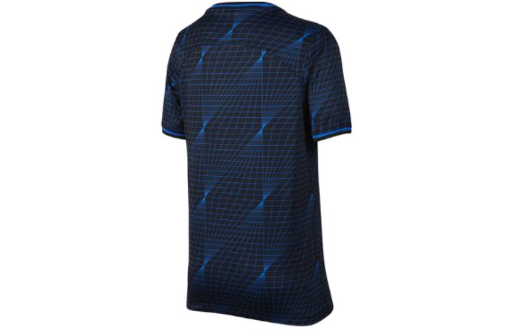 Футболка Chelsea F.C. 2023/24 выездная стадионная сине-черная детская Nike — фото 3