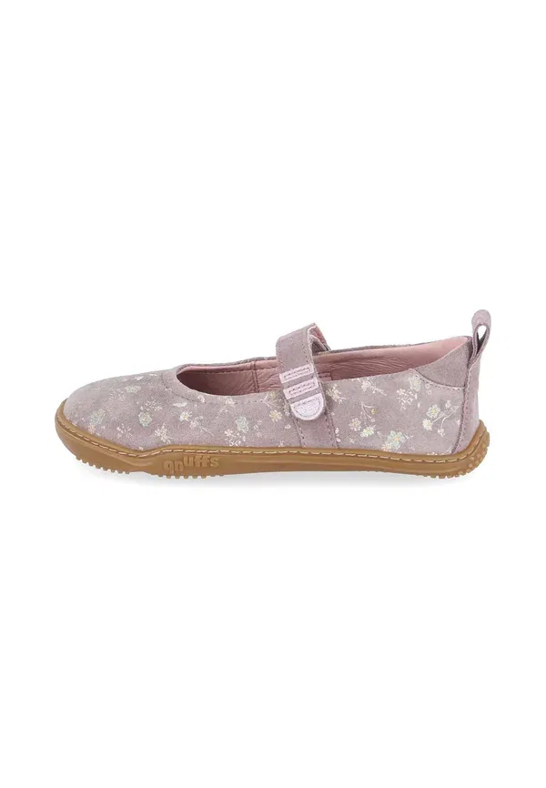 Обувь для босиком Qnuffs kirsche ankle strap ballet pumps, сиреневый (розовый)