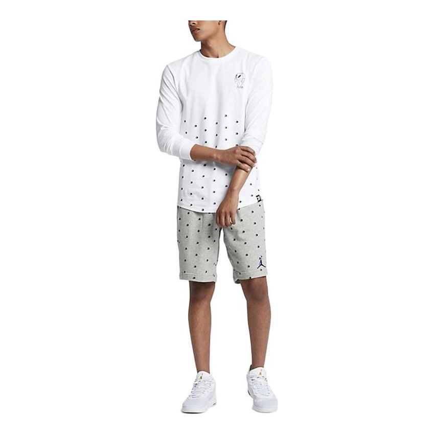 

Спортивный топ Air Jordan 11 Long Sleeve Top 'White' 819122-100, белый
