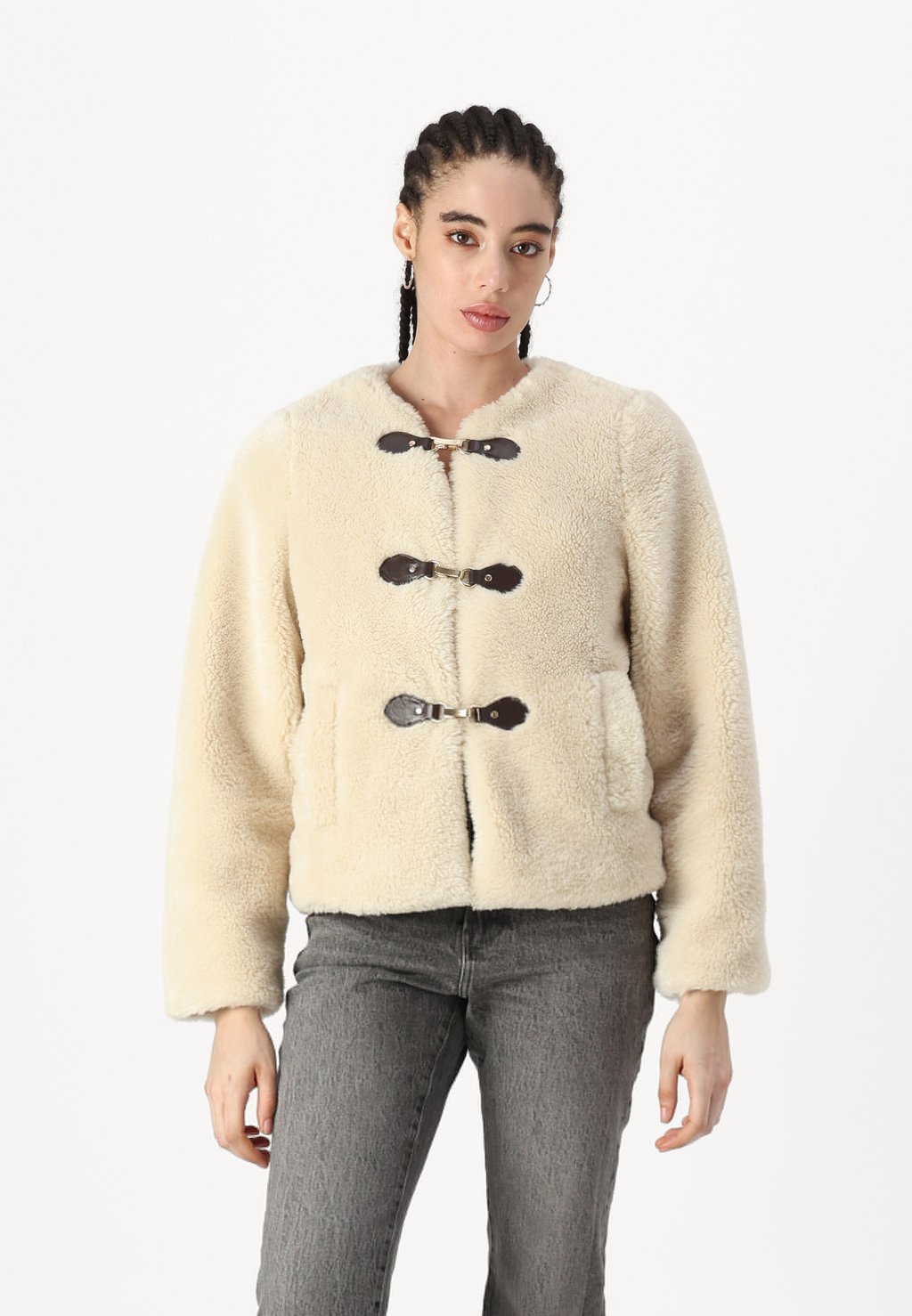 

Короткое пальто VISHUP JACKET VILA, молочный