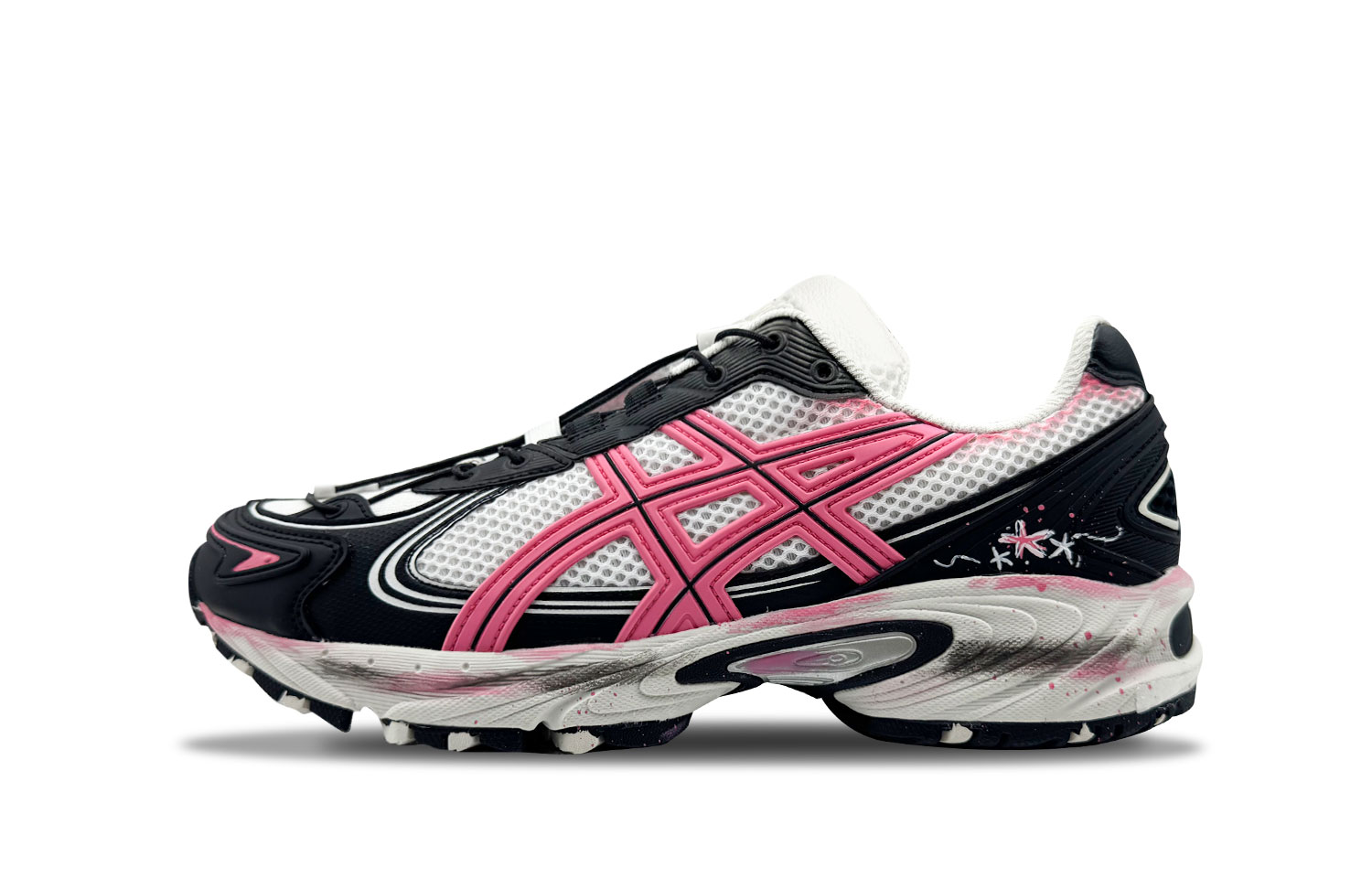 

ASICS Гелевые кеды Kahana TR V4 Low Top повседневные унисекс розово-черные, цвет Pink Black