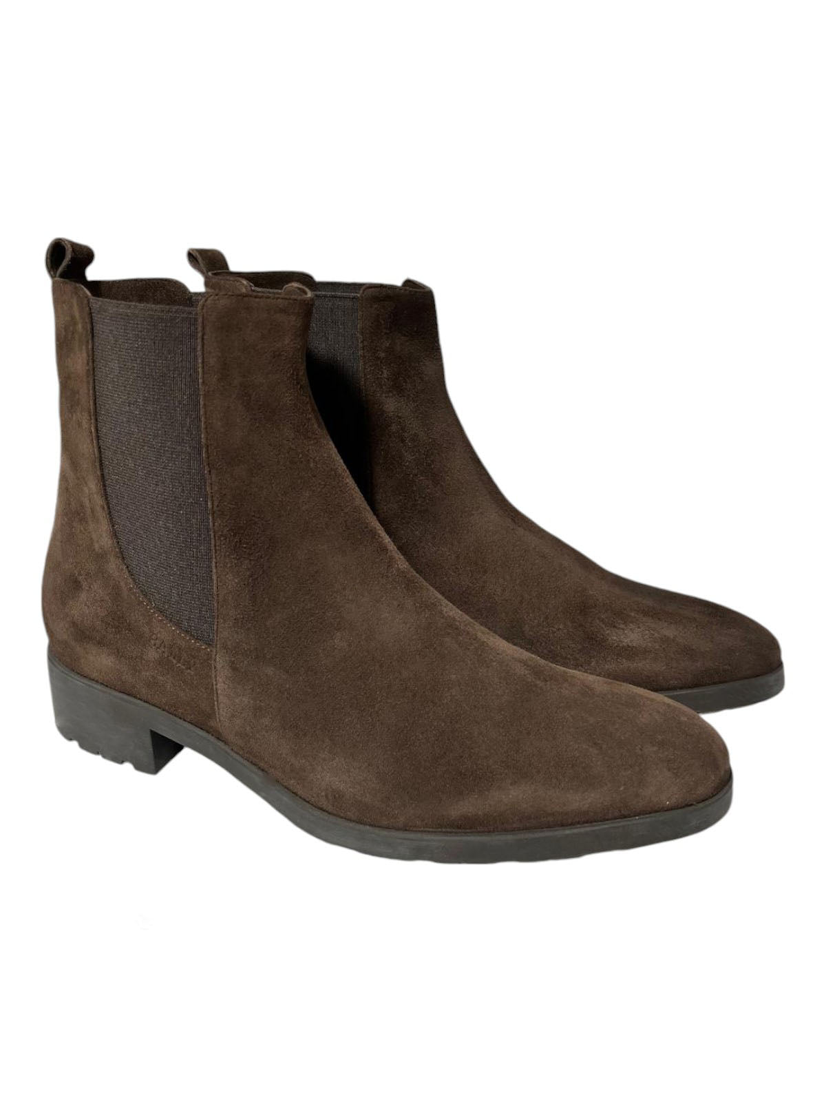 Bally Coline 6230577 женские замшевые кожаные ботинки челси Testa Di Moro, коричневый — фото 2