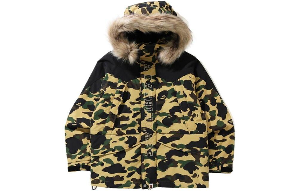 

Пуховик мужской A Bathing Ape, зеленый