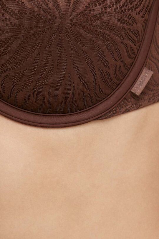 Бюстгальтер Calvin Klein Underwear, коричневый — фото 4