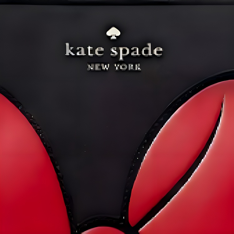 Kate Spade Женская дорожная сумка для хранения вещей из переработанного нейлона, созданная в сотрудничестве с Disney, черная — фото 3