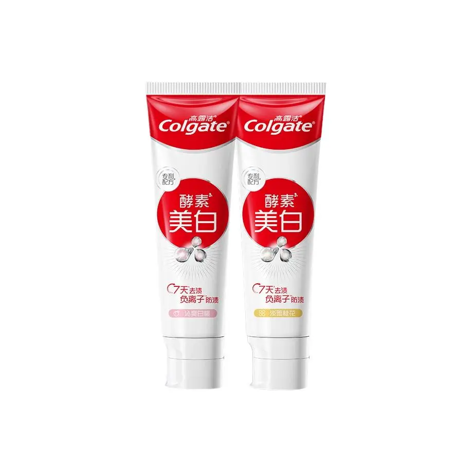 

COLGATE Отбеливающая зубная паста с ферментами и защитой от моли для очистки и свежести дыхания с жасминовым вкусом