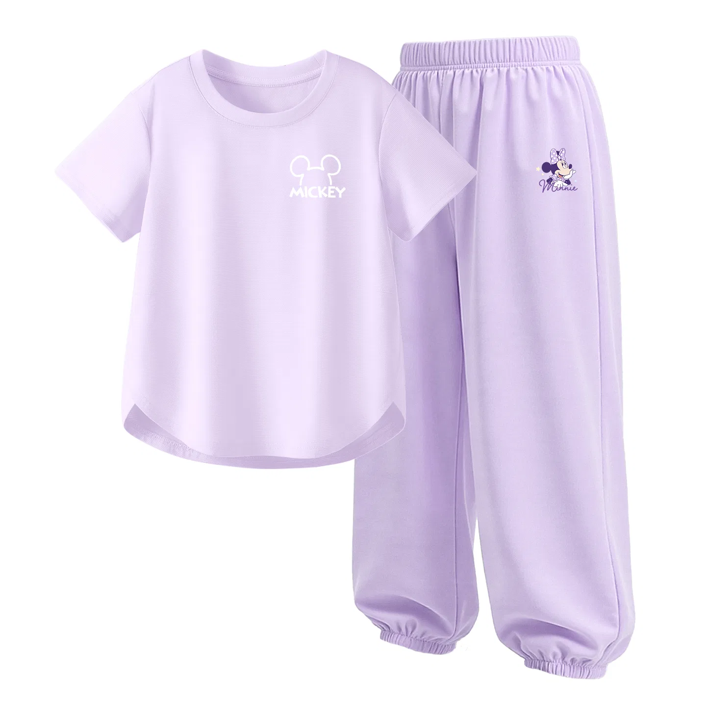 Детский спортивный костюм Casual Sportswear 2 Piece Set Disney, Thick Board Di Line K Light Purple+Di Thinking K Taro Purple