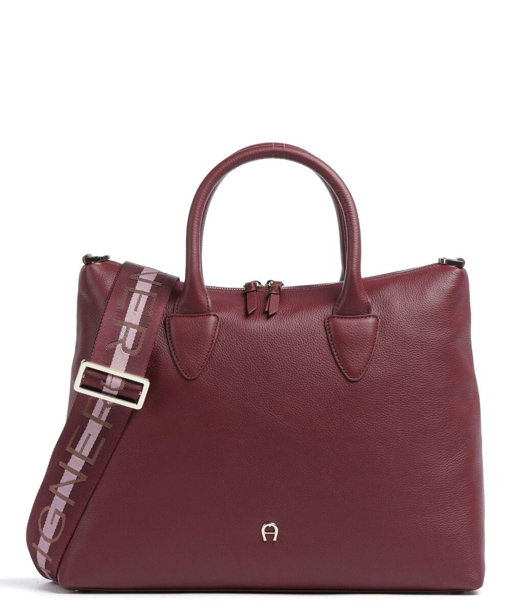 

Сумочка Zita из зерненой коровьей кожи Aigner, красный