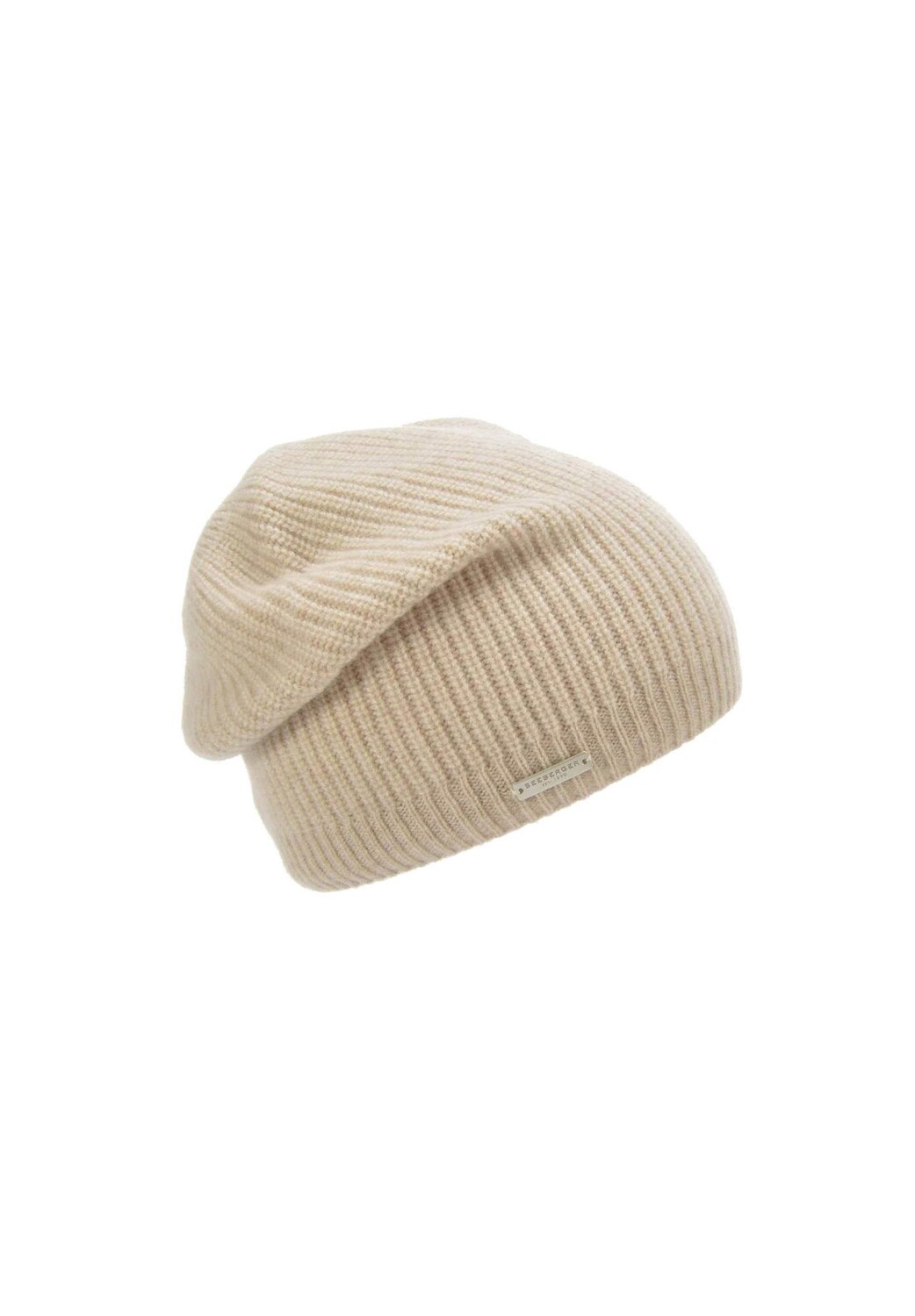 

Кашемировый носок в рубчик 18604-0 SEEBERGER, цвет Sand One Size