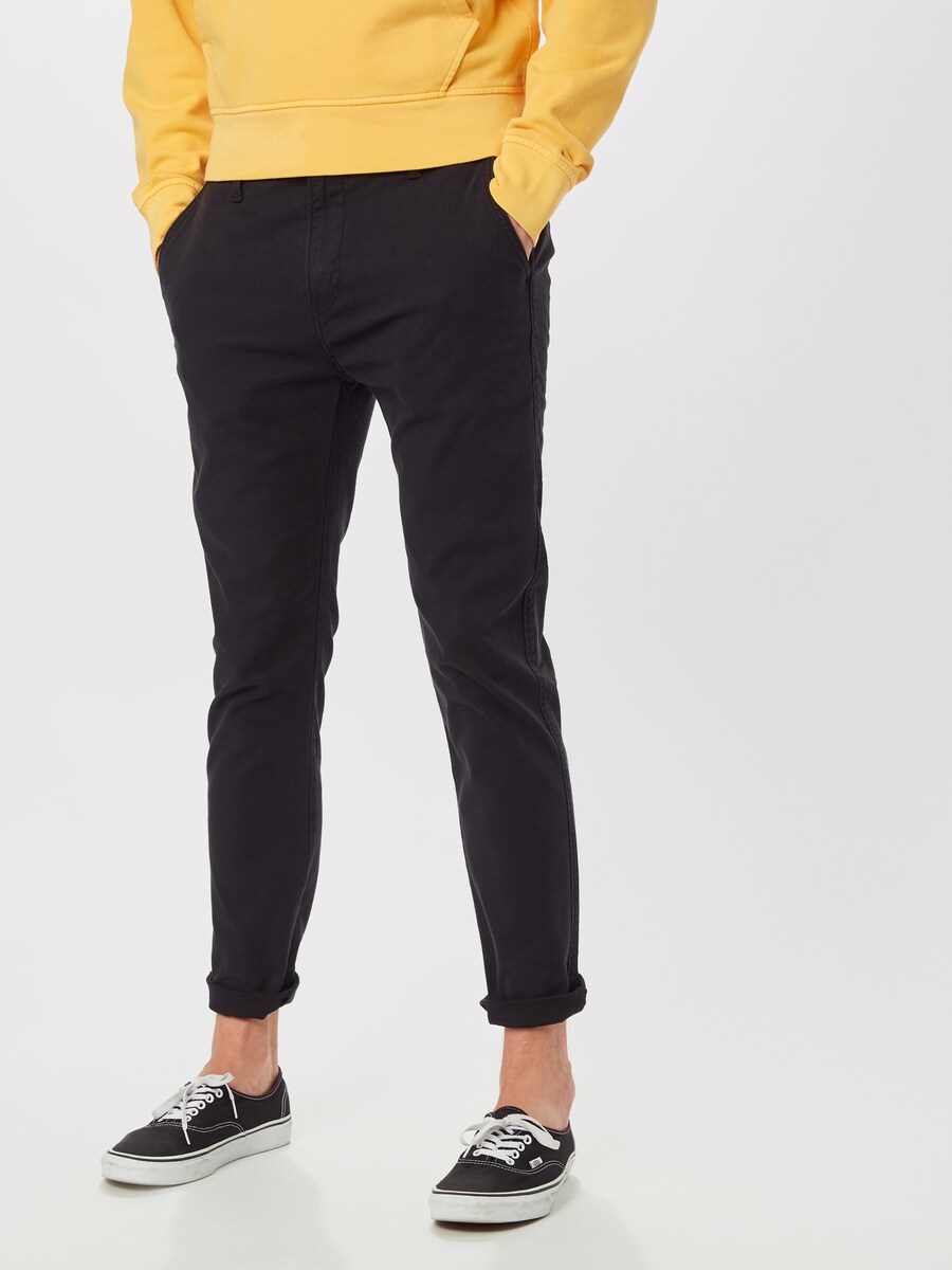 Брюки чинос LEVI'S  Slim fit Chino Pants XX Chino Slim Tapered, черный — фото 2