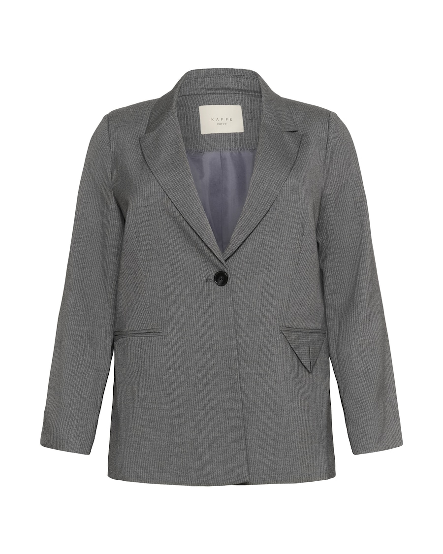 

Блейзер KAFFE CURVE, серый