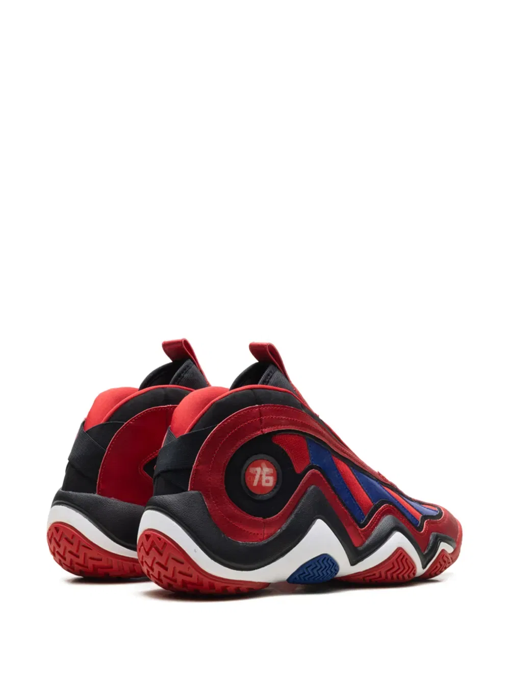 Кроссовки Crazy 97 на шнуровке Adidas, красный — фото 3
