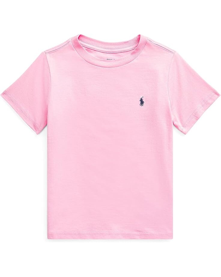 

Толстовка Polo Ralph Lauren Kids Short Sleeve Jersey T-Shirt, цвет Carmel Pink