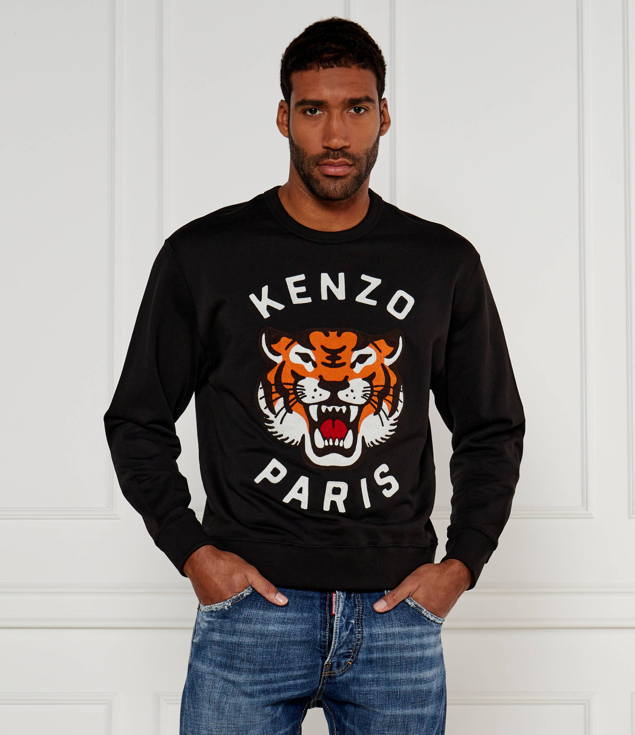 

Толстовка Kenzo Oversize fit, черный