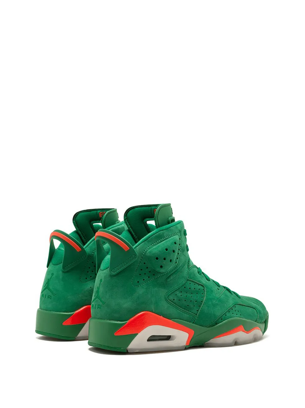 Кроссовки Air  6 Retro NRG Gatorade Jordan, зеленый — фото 3