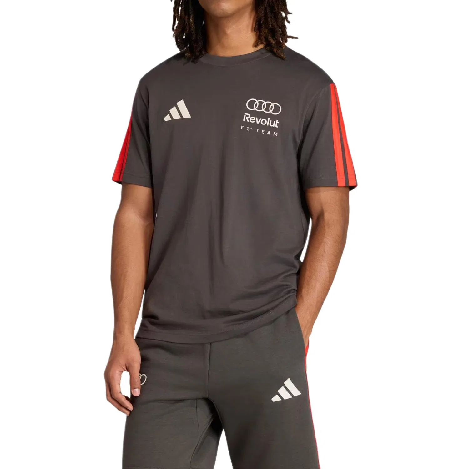 Футболка x Audi TEAM FORMULA ONE DNA мужская Adidas, Practical Black