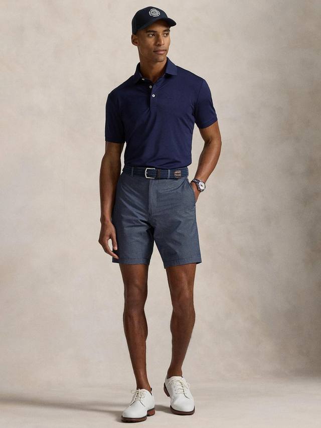 

Тканые прямые шорты от ральфа лорена Ralph Lauren, цвет Micro Cube Navy