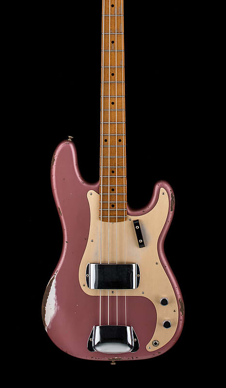 

Басс гитара Fender Custom Shop Austin MacNutt Masterbuilt Empire 58 Precision Bass Relic - Aged Burgundy Mist #65874