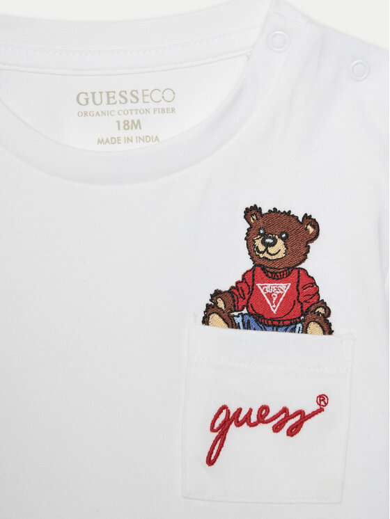 Футболка обычного кроя I5RI03 I3Z14 Guess, белый — фото 3