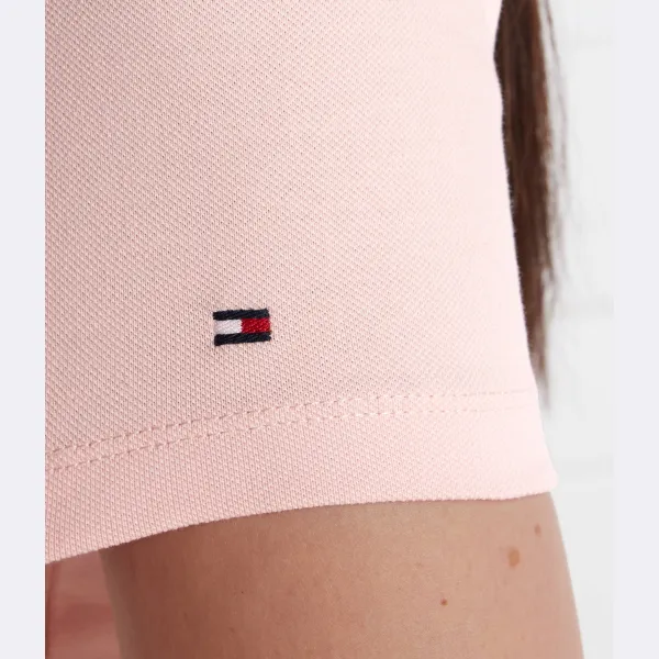 Рубашка-Поло узкого кроя Tommy Hilfiger, розовый — фото 4