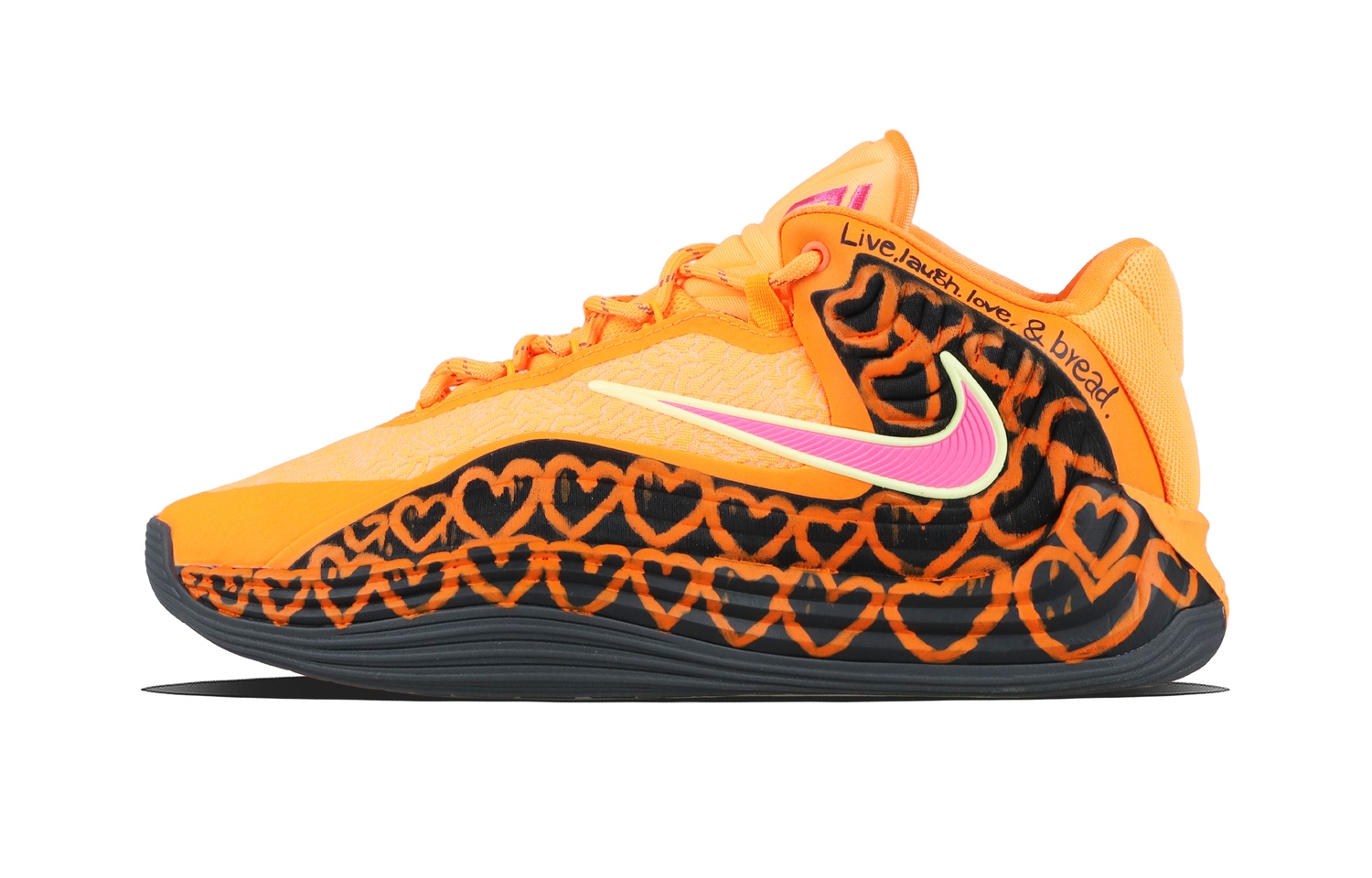 

Giannis Freak 7 Wild Love Fiery Orange устойчивые к истиранию баскетбольные кроссовки mid top unisex Nike, оранжевый