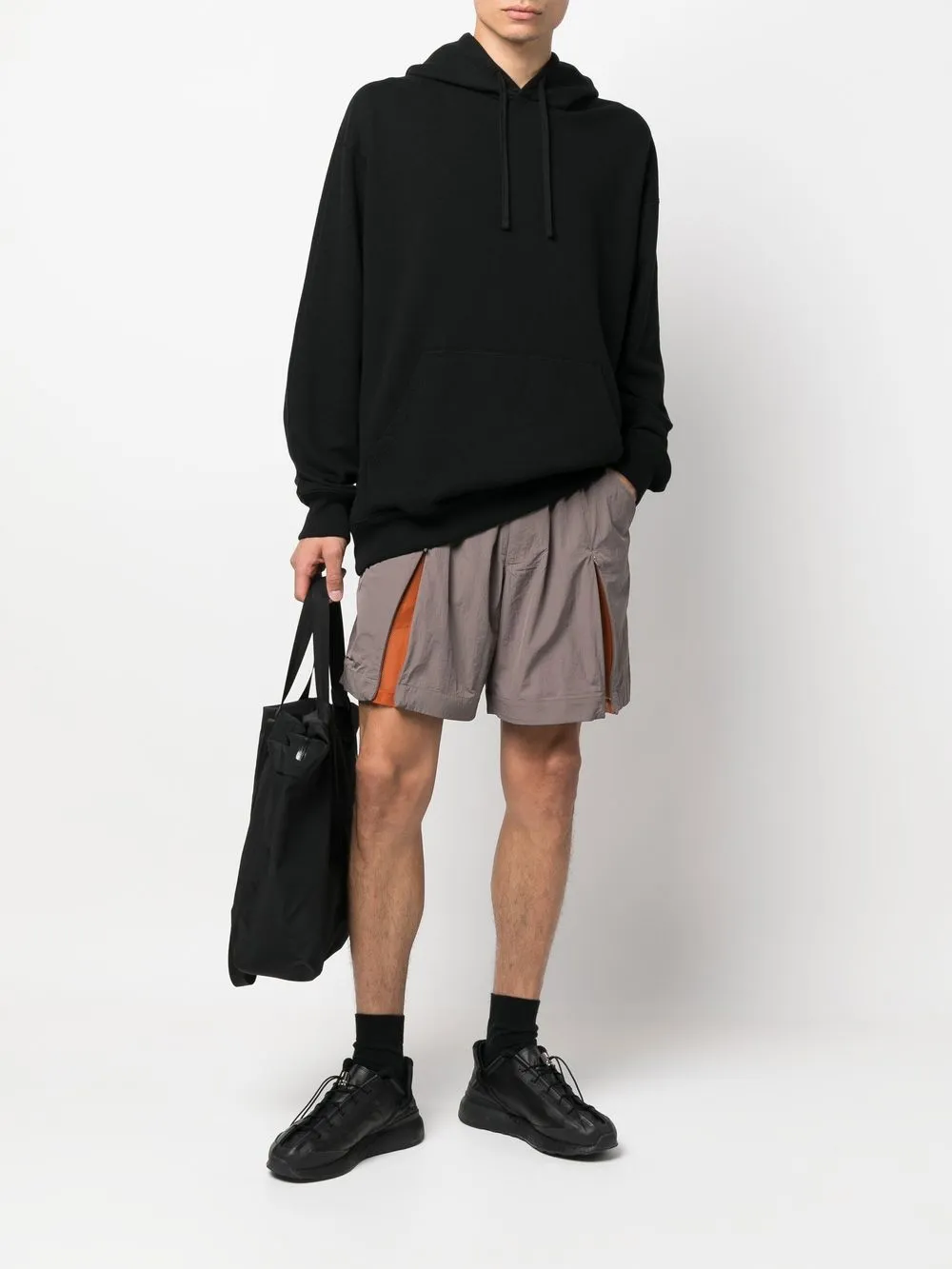 Спортивные шорты в стиле колор-блок Y-3, нейтральный — фото 2