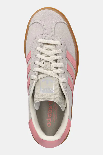 Кроссовки детские GAZELLE BOLD Adidas Originals, бежевый — фото 4