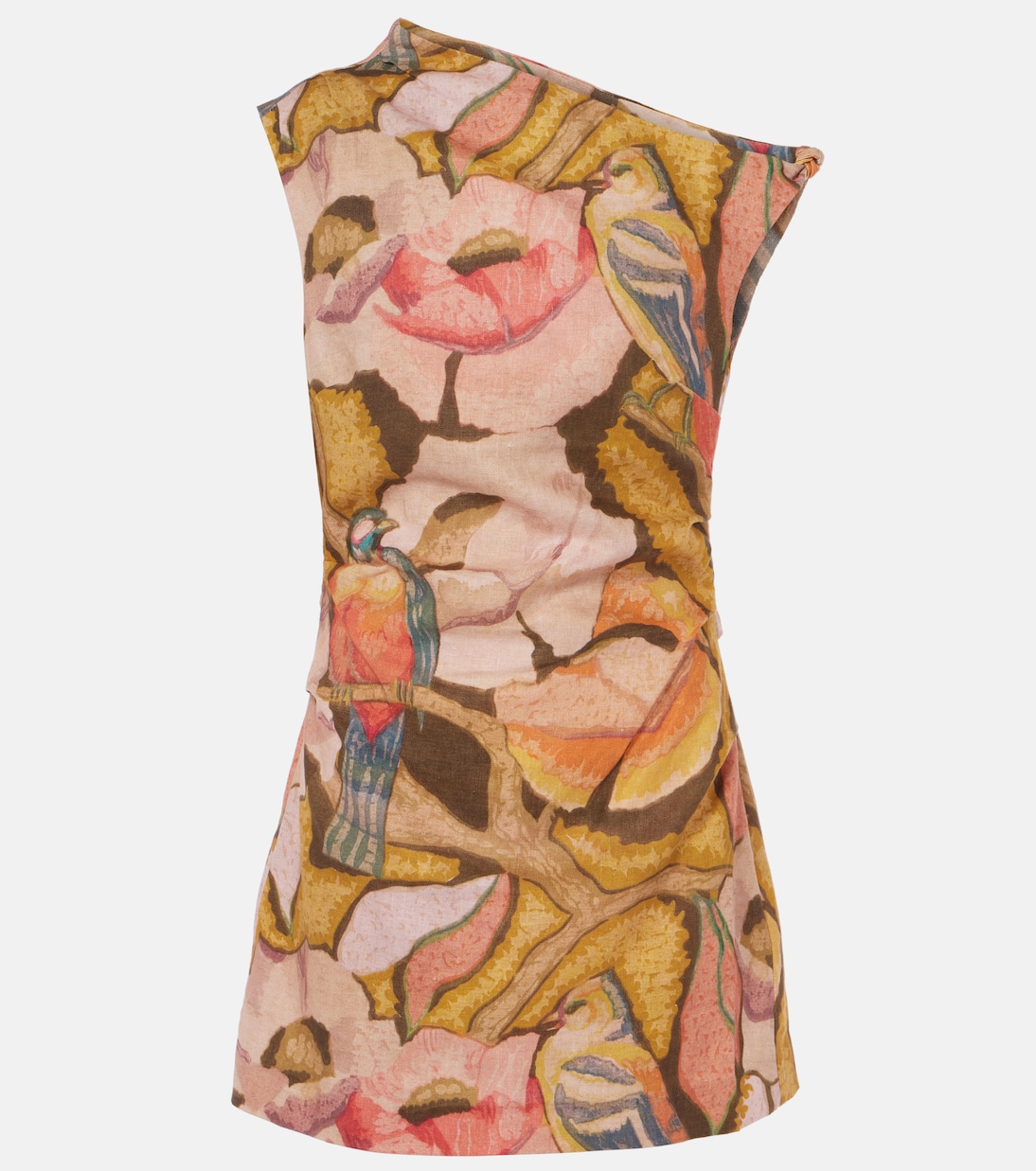 

Мини-платье из льна с цветочным принтом Talulah SIR, Sanderling Floral